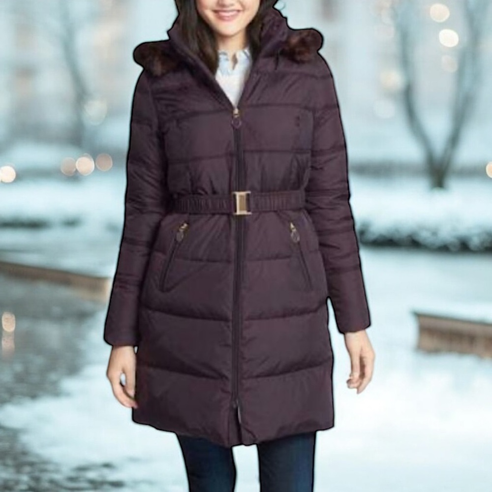 NWOT Tahari Mali Puffer Coat